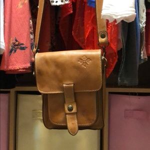 Patricia Nash Crossbody Tan Leather